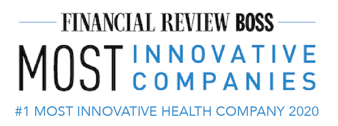 Financial Review Boss - Most Innovative Companies - #1 Most Innovative Health Company 2020